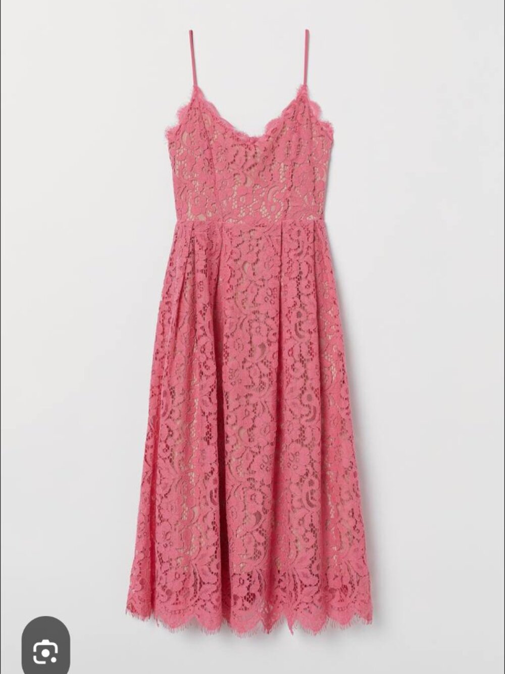 NWOT H&M Pink Lace Dress Size 8